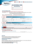 Monoferric Fax Referral Form.